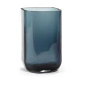 Vase en verre bleu Silex 21 cm - Serax