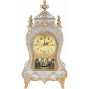 Xinuy - Horloge Antique, Horloge de Table de Style européen, Horloge Murale avec Pendule et carillons pour la décoration intérieure