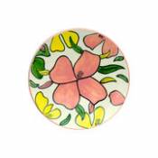 Assiette à dessert Flower / Ø 22 cm - Fait main - POPUS EDITIONS multicolore en céramique