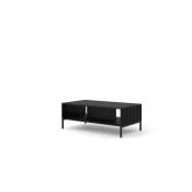 Bb-loisir - Table basse noir mat fraisé 90x60cm avec