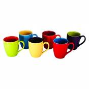 BIA Cordon Bleu Colored Mugs, Set of 6 by BIA Cordon