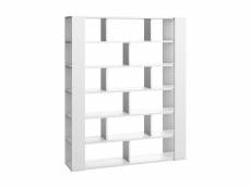 Bibliothèque 15 cases de rangement en bois blanc - bi17005