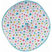 Coussin de sol rond pour enfants multicolore à motif étoiles ø 43 cm - Etoiles Multicolore - Homescapes