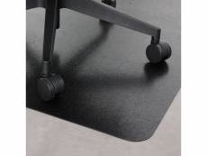 Floortex - tapis protection de sol - pvc - noir - sol dur - 90 x 120 cm