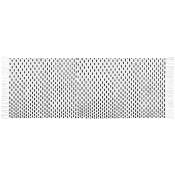 Gelco Design - tapis de bain dash 45x120 blancnoir - blanc/noir