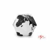 Globe terrestre Here by countries Small / Ø 23 cm - Papier / à personnaliser : Inclus 50 épingles - Palomar blanc en papier