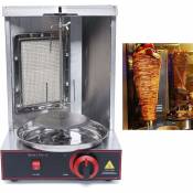 Gojoy - Döner Grill Machine à Gaz Machine à Griller Inox Vertical Broiler Gas Grill Döner Gyros Grill Table Inox Grill Machine Machine a Kebab Broche