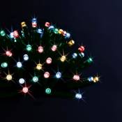 Guirlande extérieure LED Technosolar multicolore 10M