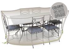 Housse de protection Cover Line pour table rectangulaire + 6 chaises - 240 x 130 x 70 cm - Jardiline