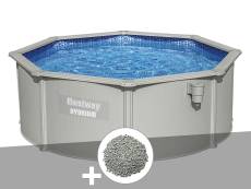 Kit piscine acier ronde Bestway Hydrium 3,60 x 1,20 cm + 10 kg de zéolite