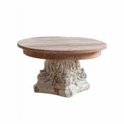 Mathi Design VICTORIA - Présentoir de table en bois blanc