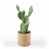 Oviala - Plante artificielle en pvc cactus - Vert
