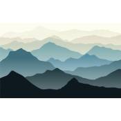 Papier peint panoramique montagnes - 3,75 x 2,7 m de