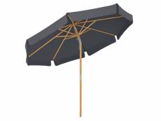 Songmics parasol 2,7 m, octogonal,protection solaire, anti-uv, inclinable avec manivelle,sans socle,gris gpu270g01 protection solaire, anti-UV, inclin