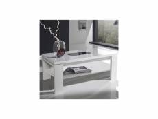 Table basse relevable blanche design moselle