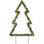 Vidaxl - Décoration lumineuse arbre de Noël avec piquets 115 led 90 cm