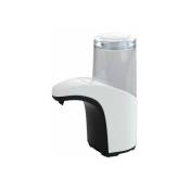 Wenko - Distributeur savon liquide Butler, distributeur gel hydroalcoolique automatique sans contact infrarouge, Capacité 300ml, Plastique, 8x19,5x15