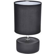 1001kdo - Lampe cylindrique mat noir