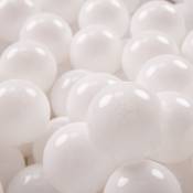 300 ∅ 7Cm Balles Colorées Plastique Pour Piscine Enfant Bébé Fabriqué En eu, Blanc - blanc - Kiddymoon