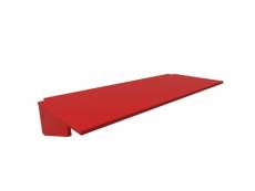 Bureau tablette pour lit mezzanine largeur 120 rouge
