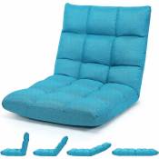 Canapé Paresseux Tatami Pliable Chaise de Plancher Coussin de Chaise de Lit Siège de Sol pour Maison, Bureau 105 x 57 x 15 cm - Costway