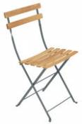 Chaise pliante Bistro / Bois - Fermob gris en bois