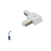 Connector For Track System Angle White