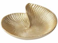 Coupe décorative coquillage doré persepolis 316234