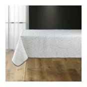Douceur D'intérieur - Nappe rectangle 150 x 240 cm polyester imprime Linea - Sans