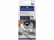 Faber-castell goldfaber - set de crayons graphite pour