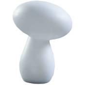 Inspired Pao Lampe de table à 2 ampoules cfl, interrupteur en ligne, intérieur, blanc opale