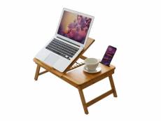 Ivol - table pour ordinateur portable en bambou - réglable