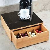 Kesper - Rangement de capsules de café avec planche
