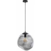 Lampe suspendue en noir Boule Salle à manger Lampe E27 - Noir, graphite