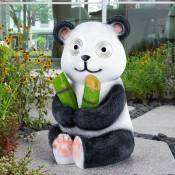 Led décoration extérieure lumière solaire panda