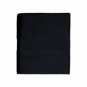 Linge de bain en coton moelleux 550gr/m² - Noir - 70 x 140 cm