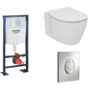 Pack wc suspendu compact Ideal Standard Connect space