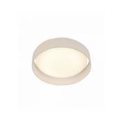Plafonnier gianna 1 ampoule led abat-jour blanc acrylique