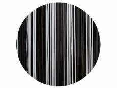 Rideau de porte en pvc noir trento 100x230 cm