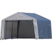 Shelterlogic - acier feuille garage tente 13,7m² gris