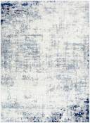 Tapis Abstrait Moderne Gris/Bleu 160x215