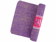 Tapis de yoga jute violet 1550 g