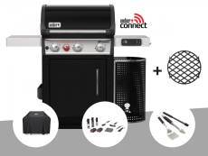 Barbecue à gaz intelligent Weber Spirit EPX-325S GBS + Housse + Kit de nettoyage + Kit 3 ustensiles