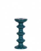 Bougeoir Slave / Céramique - H 20 cm - Maison Sarah Lavoine bleu en céramique