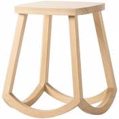 Chaise design personnalisée en bois massif, espace