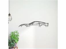 Chevrolet - corvette c6 zr1 - décoration murale en métal - silhouette voiture - 80cm 1773-00-01-00