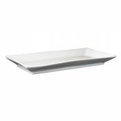 Genware Nev-fc25rd Rgfc Plat Rectangulaire 25 cm/25,4