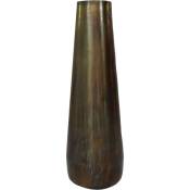 Hsm Collection - Siena - Vase - Métal - Cuivre or antique - ø26x80 cm - Doré