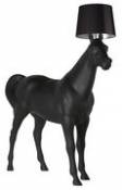 Lampadaire Horse Lamp - Moooi noir en plastique