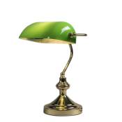 Lampe de table en acier vert